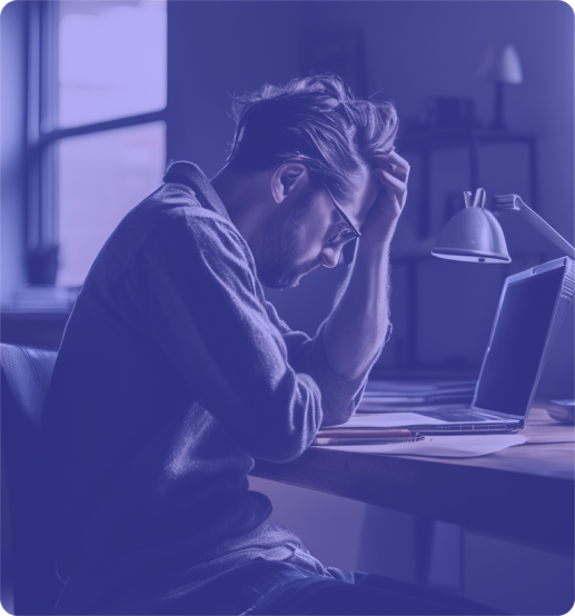 Person_sitting_at_a_desk_with_laptop_in_front_troubled_hands_in_hair__Style-_photorealistic_width-768_height-1344_aspect-9-16_seed-0ts-1694181635_idx-0 2